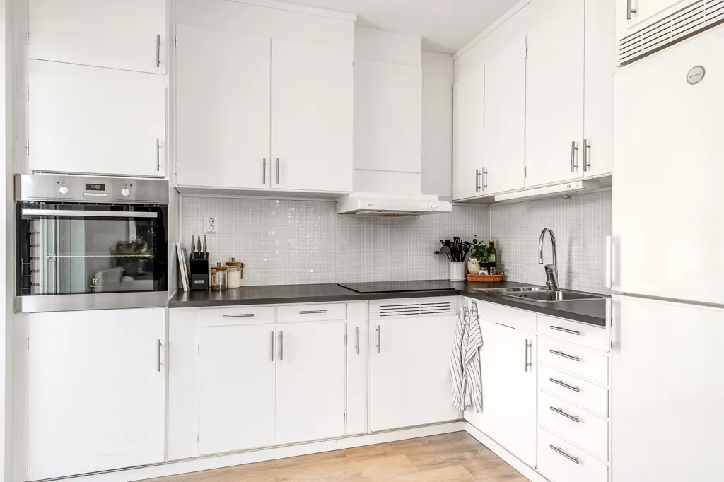 Cuisine - Ground-Floor Apartment with Terrace in Tornby