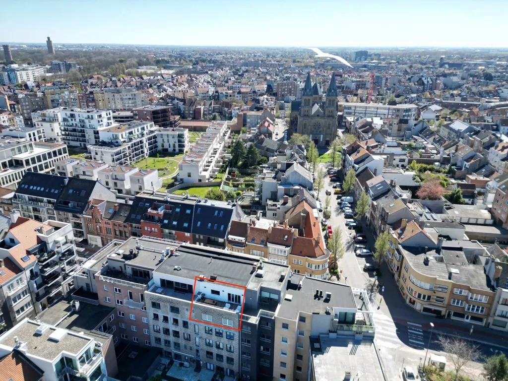 Vista aerea - Penthouse with Sea View in Ostend