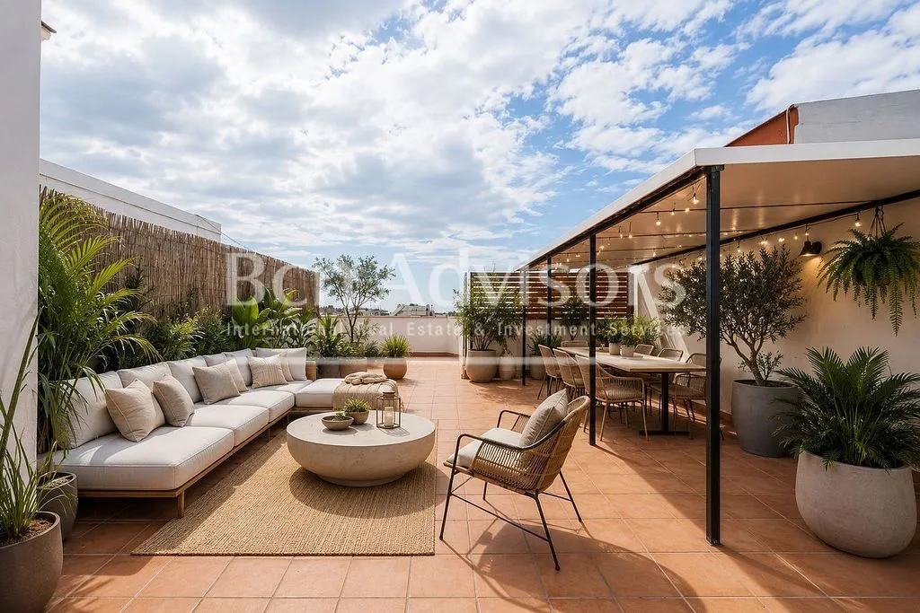 Terrace - Penthouse with Terraces in La Bonanova