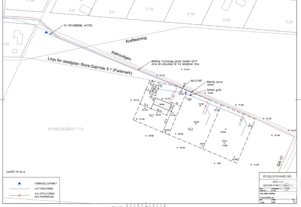 Plan - Plot with Beach Access in Gothem, Gotland