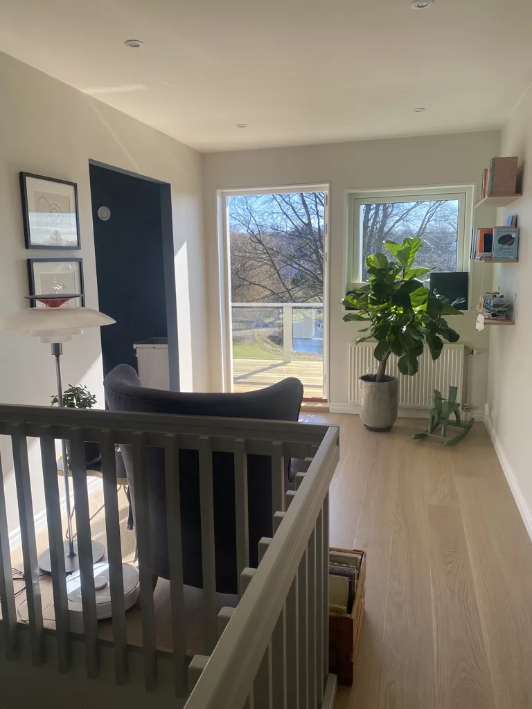 Séjour - Family House with Balcony in Holte