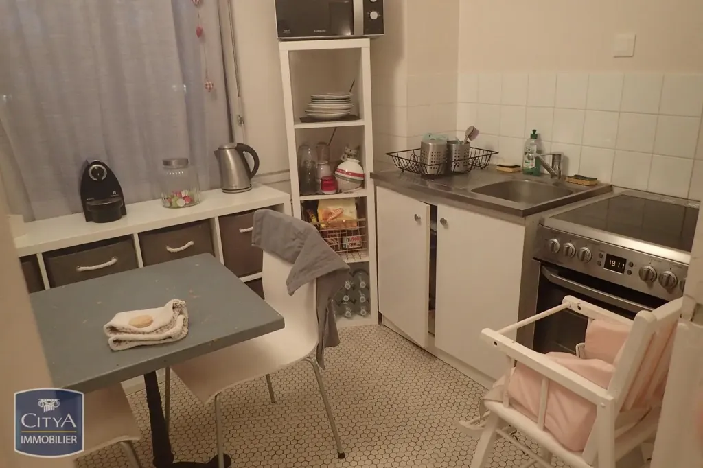 Cuisine - Appartement T2 avec Parking en Centre-Ville d'Angers