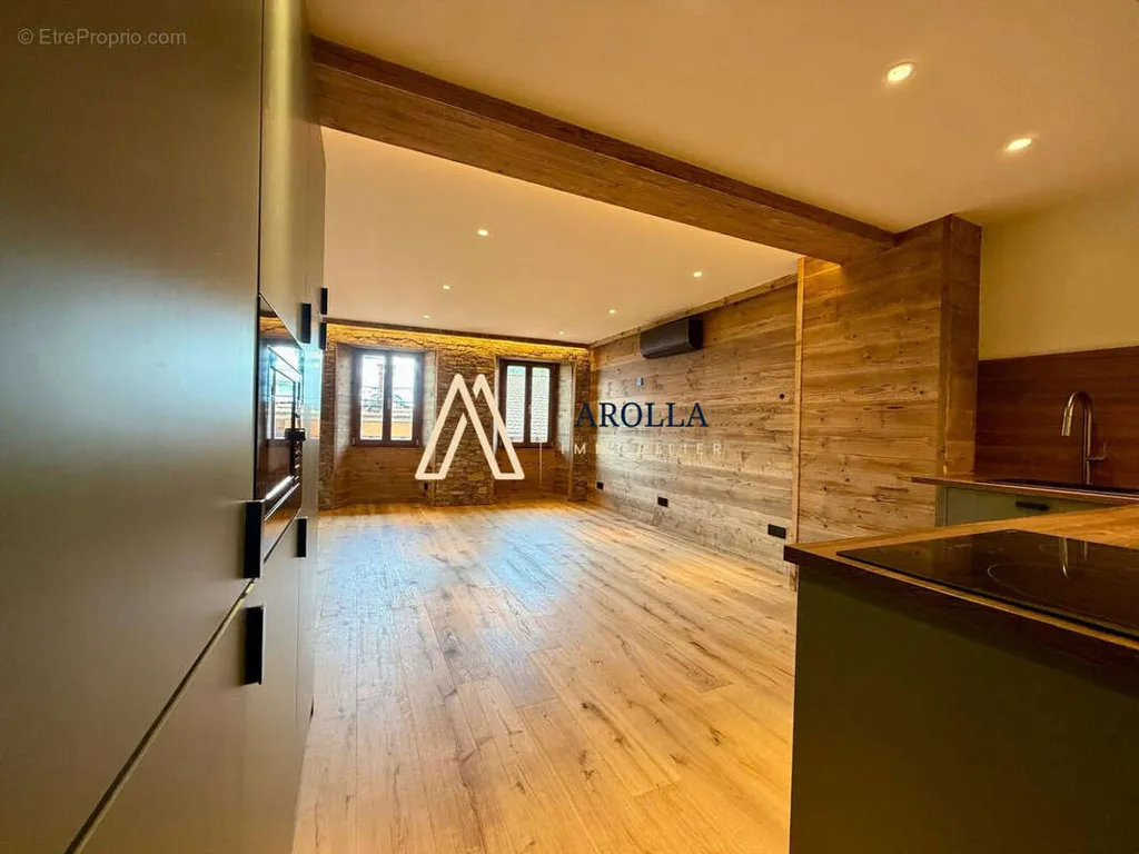 Köök - Duplex with Balcony in Bourg-Saint-Maurice