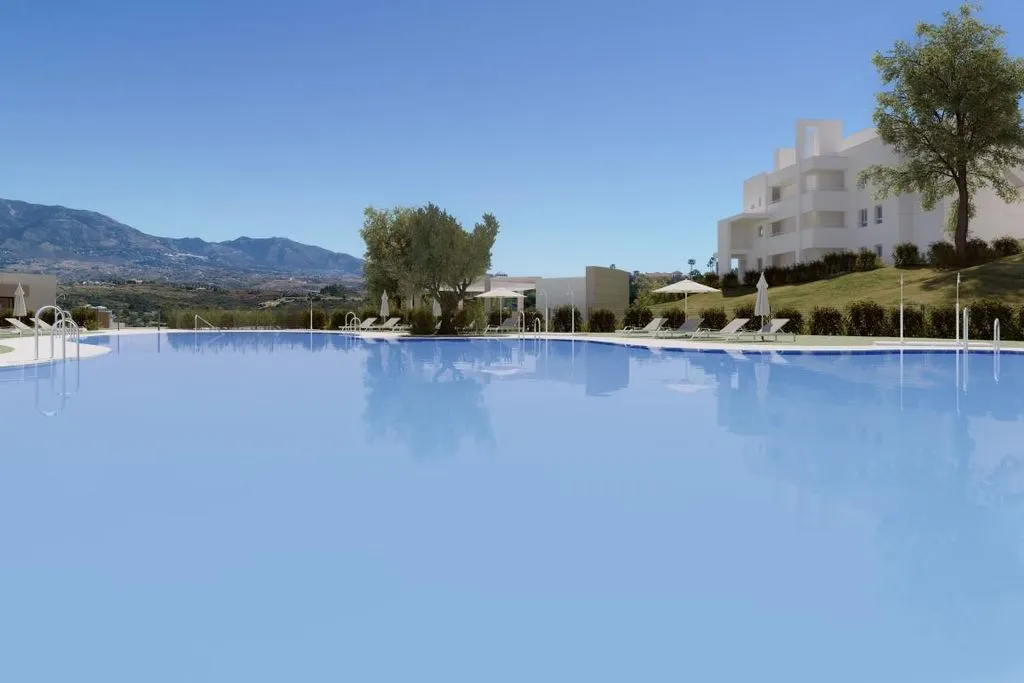 Piscine - East-Facing Apartment with Pool in Mijas