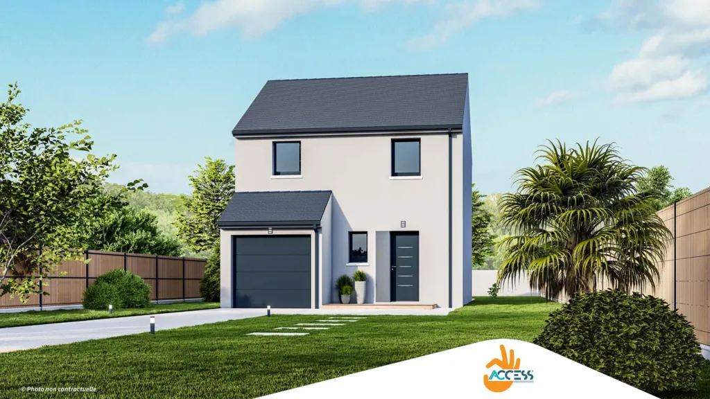 New 4-Bedroom House with Integrated Garage