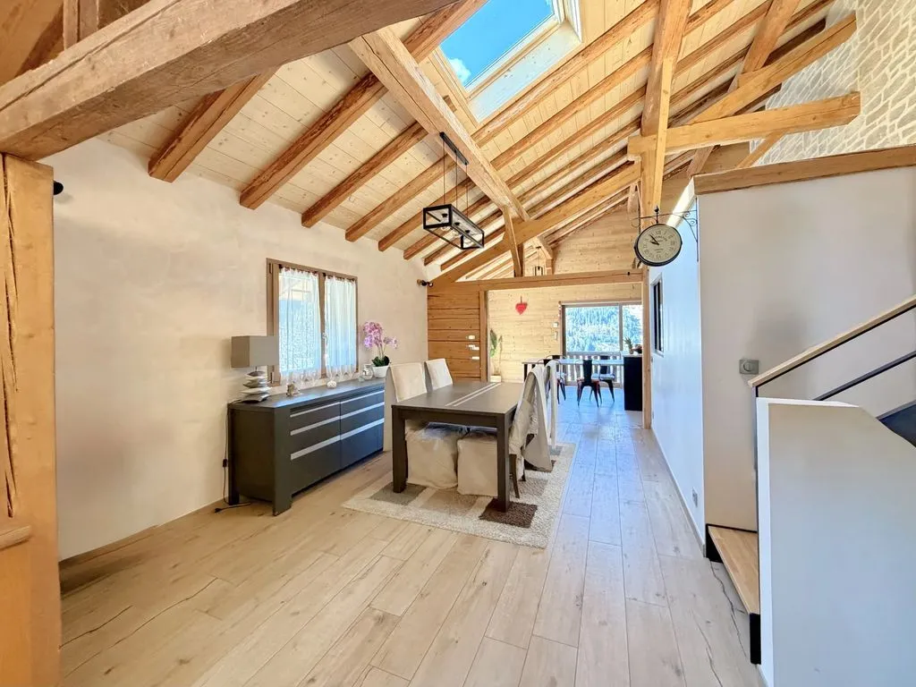 Salle à manger - Villa Luxueuse avec Vue Panoramique à La Clusaz