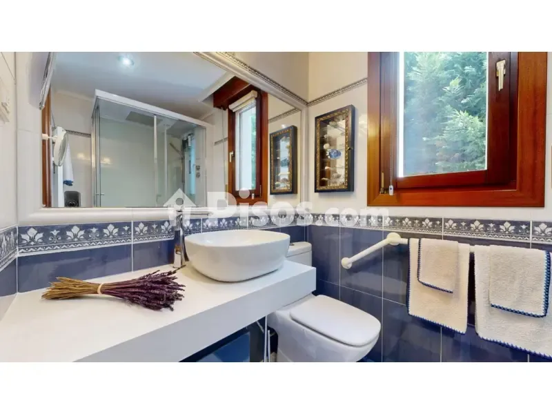 Bathrooms - Independent Villa with Private Pool in Gueñes
