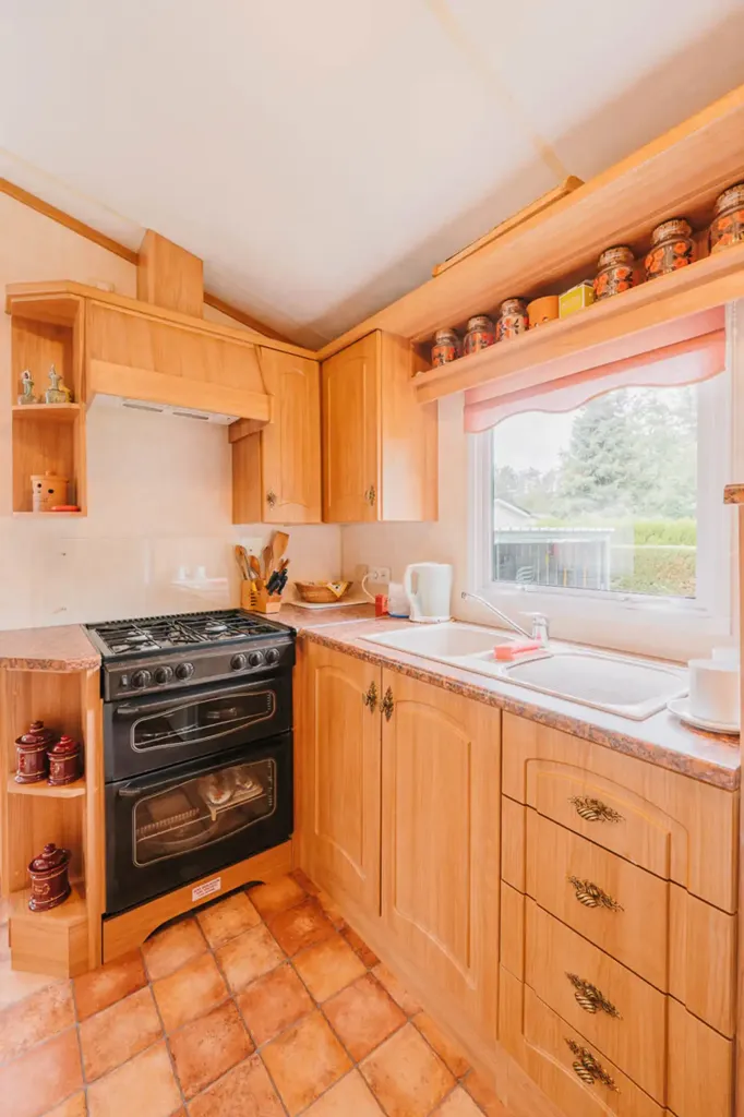 Cucina - Stacaravan with Garden in Tremelo Baal