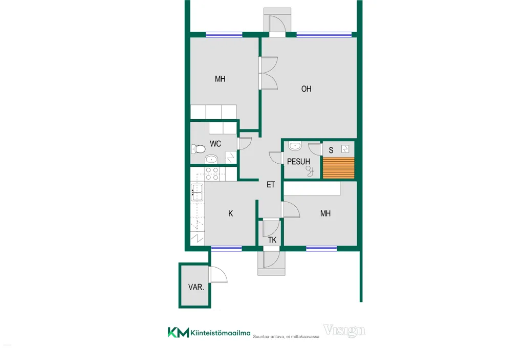 Plan - Rivitalo with Garden in Valkeakoski