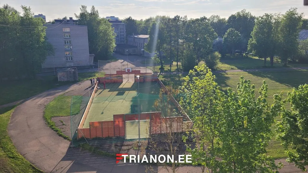 Õhuvaade - Apartment with Free Parking in Kreenholmi