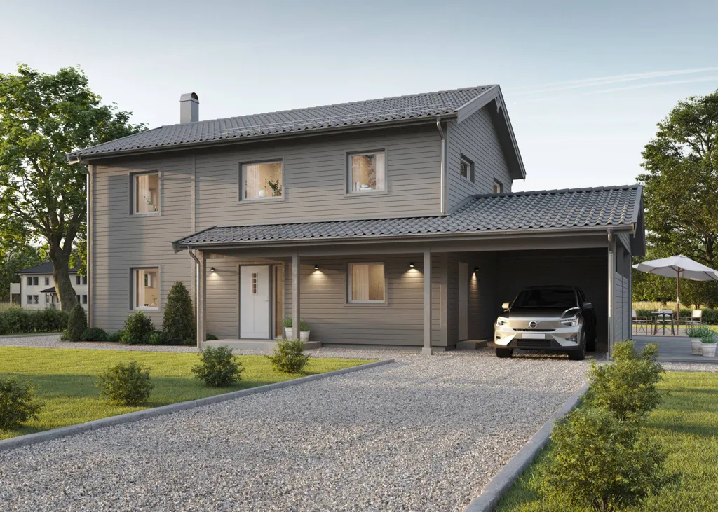 Plot with Bra Hus Model in Mellansvartbäck