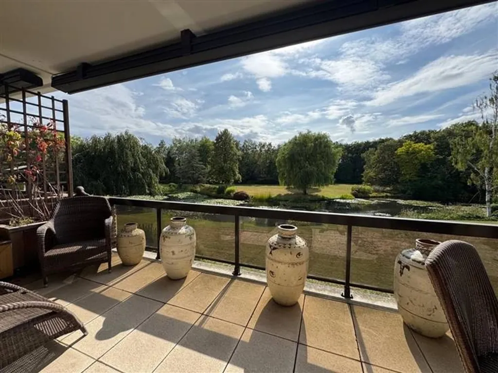 Terrasse - Appartement Villa-Remplaçant avec Vue sur le Domaine à Schoten