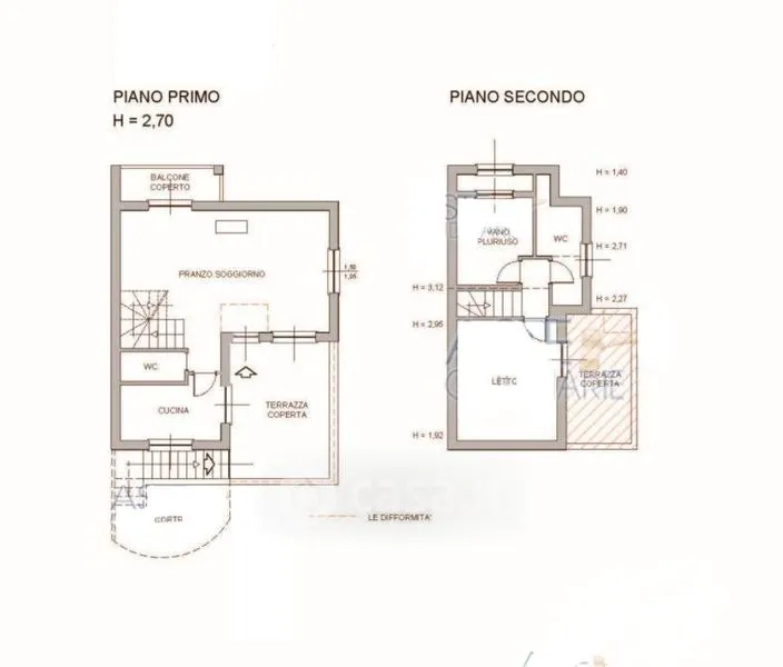 Two-Level Apartment with Balcony in Nuoro