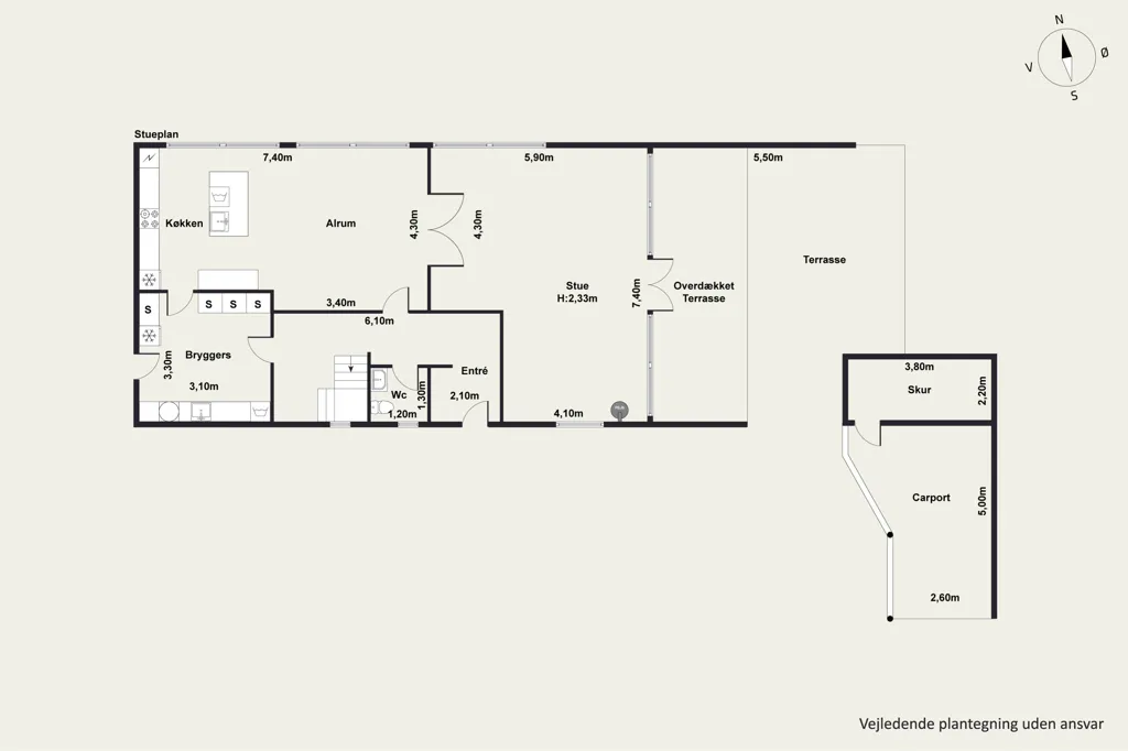 Plan - Villa with Lake View in Skanderborg
