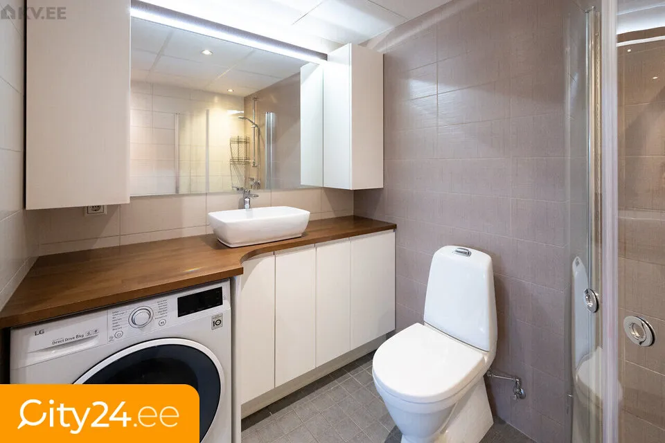 Salles de bain - Newly Decorated Flat with Balcony in Mustamäe