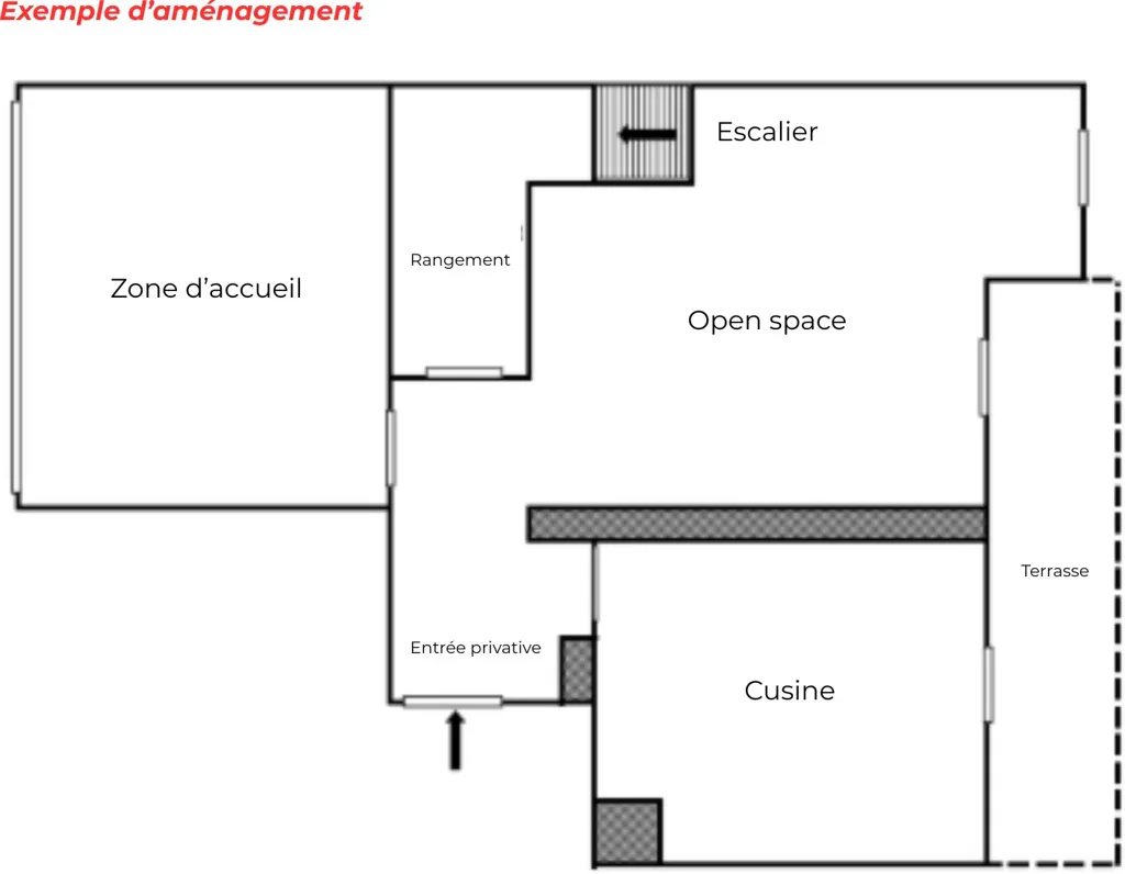 Plano - Apartment with Terraces in Centre Ville, Rumilly