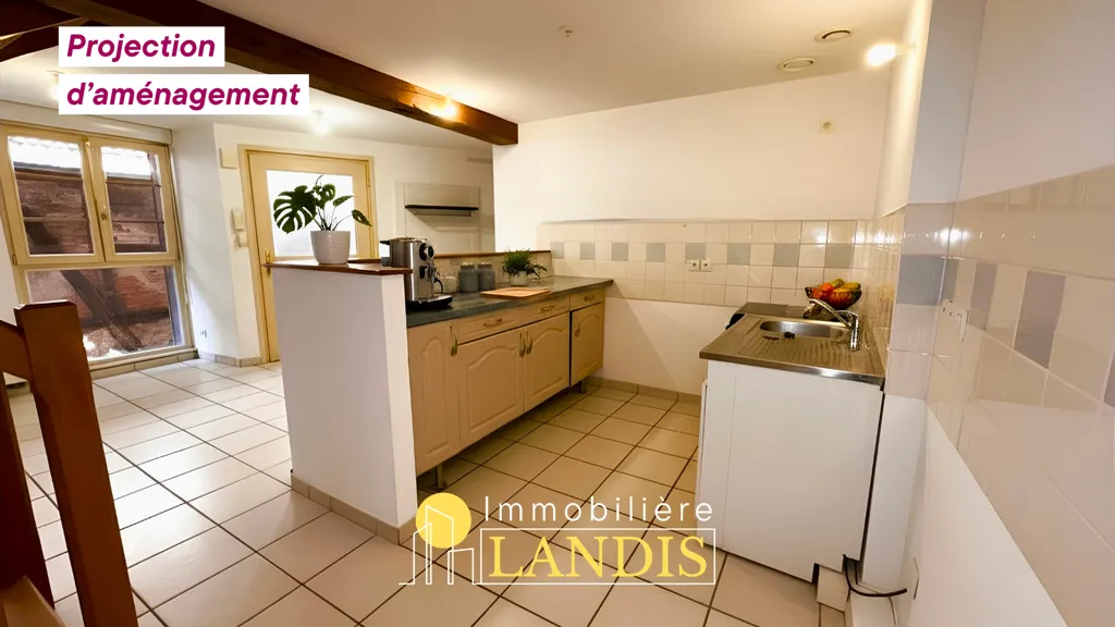 Cuisine - Appartement 4 Pièces avec Garage au Centre de Sélestat