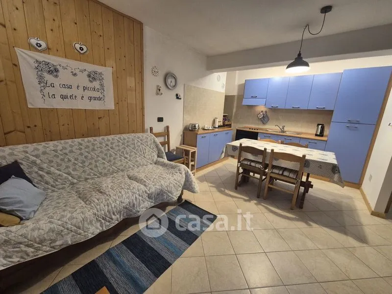 Séjour - 3-Bedroom Apartment with Garden in Peio