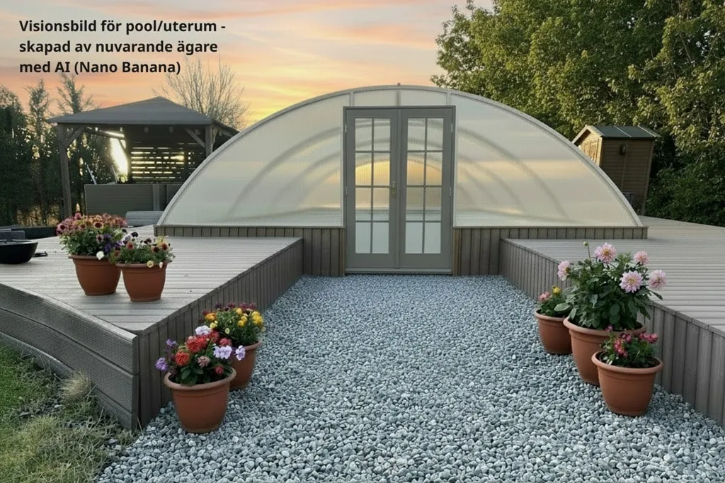 Terrasse - Charmful Brick Villa with Garden in Grönby