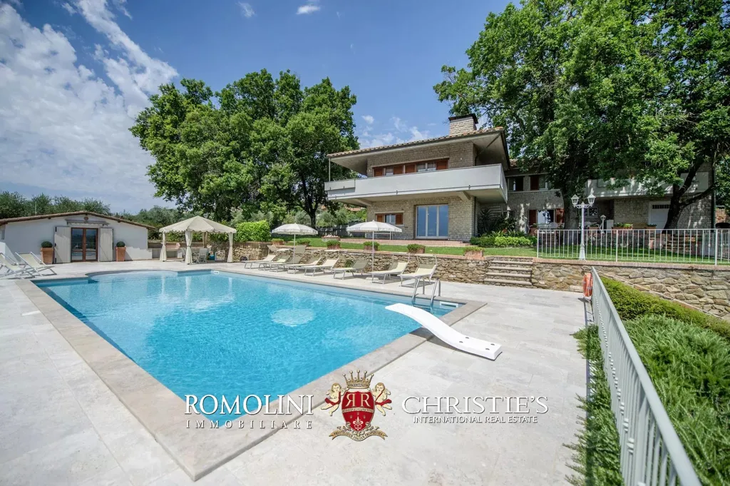 Pool - Villa with Pool and Olive Grove in Sinalunga, Tuscany