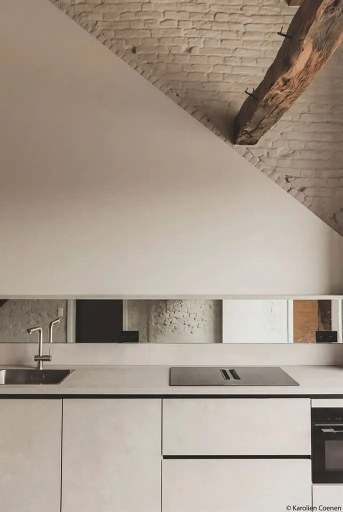 Cucina - Duplex Loft with Terrace in Maaseik Centre