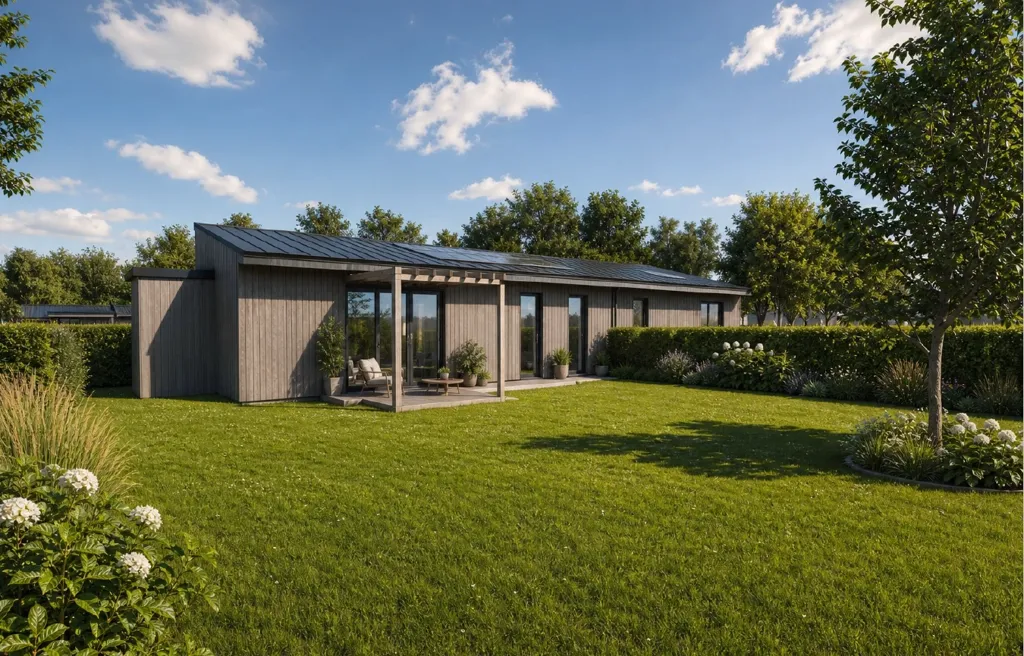 Contemporary Ecohouses in Bletterans