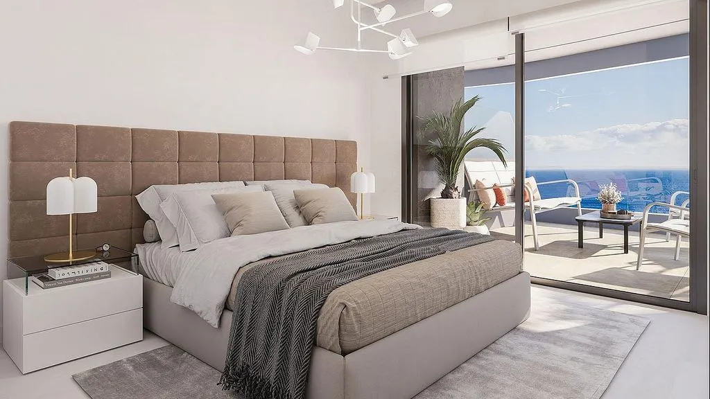 Chambres - Apartment with Pool in Calpe's Playa Fossa