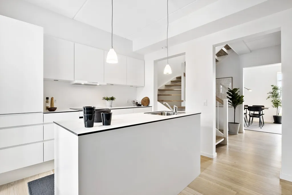 Köök - Apartment with Terrace in Aalborg SW
