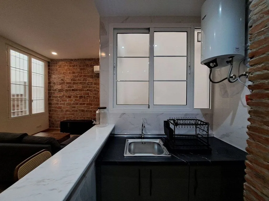 Köök - Furnished Flat in Historic Centre, Malaga