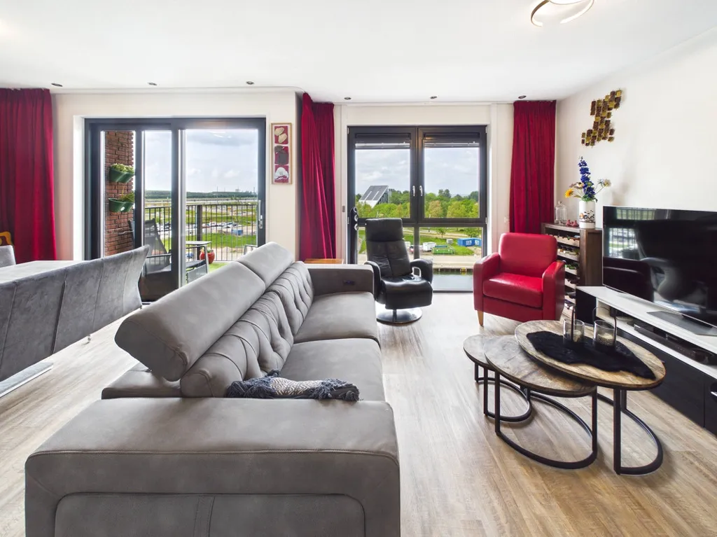 Séjour - Galerij Flat with Westerschelde View in Terneuzen