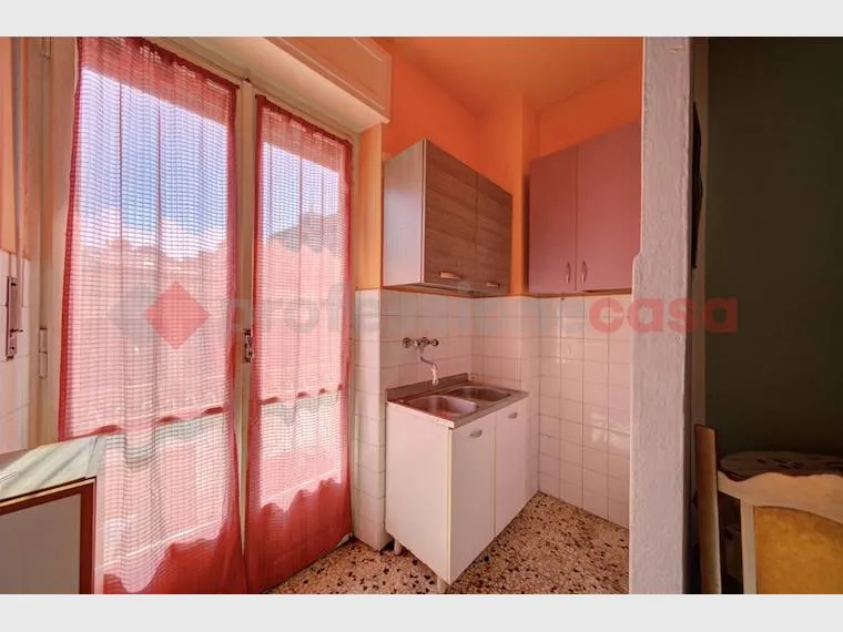 Köök - Twin-Storey Apartment with Balcony in Turin