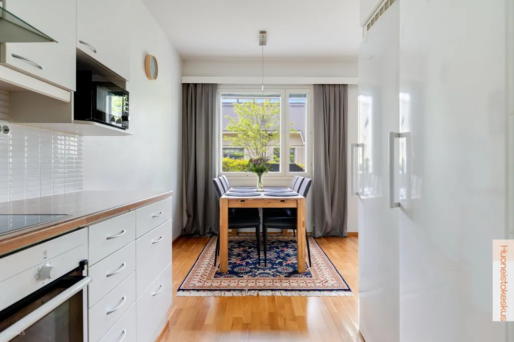 Kitchen - Quiet Apartment with Garden in Joensuu
