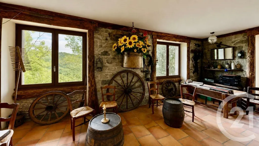 Dining Room - Character House with Large Garden in Valady