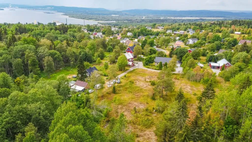 Vista aerea - Plot with Countryside Setting near Söråker