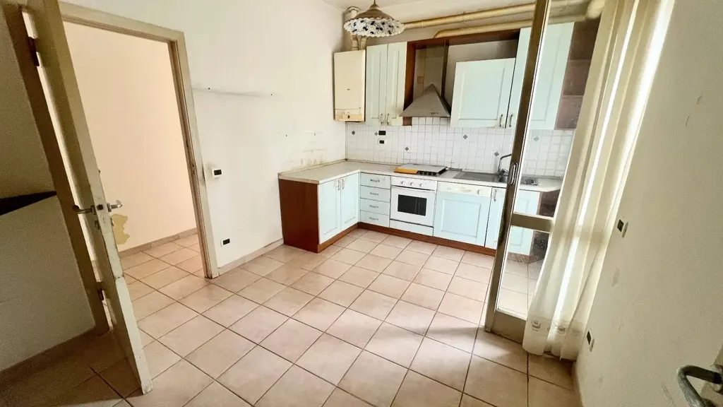 Köök - Apartment with Balcony in Fabriano