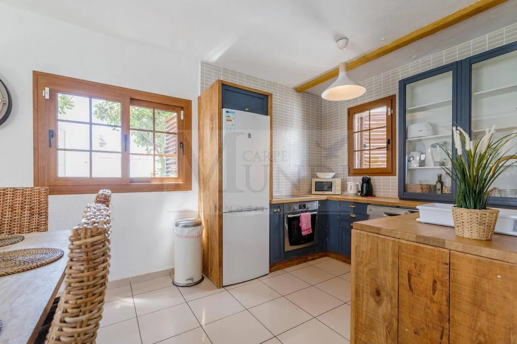 Köök - Renovated Villa with Rooftop Terrace in Corralejo