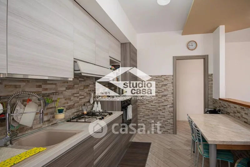 Cuisine - Modernised Apartment with Balcony in Spino d'Adda