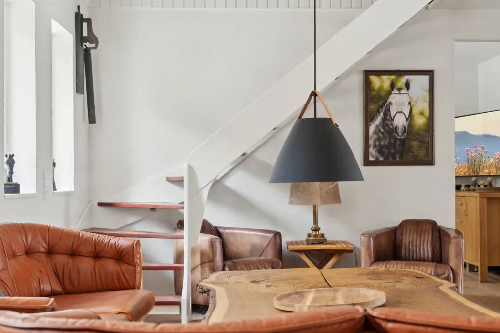 Séjour - Equestrian Estate with Spa in Vinding
