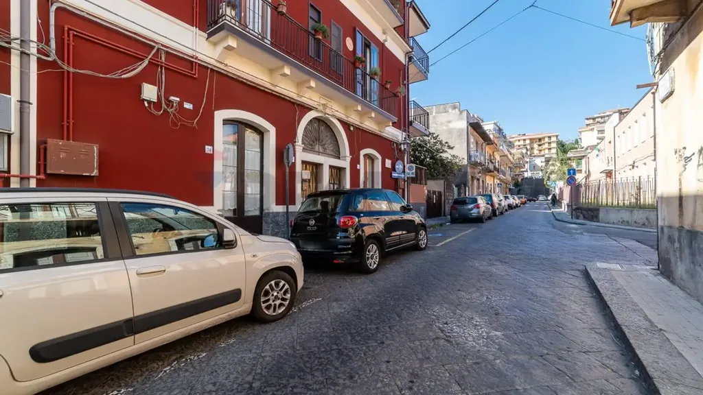 Exterior - Two-Level Apartment with Sea View in Aci Catena