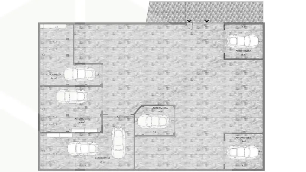 Plan - Newly Constructed Garage in Central Ciampino