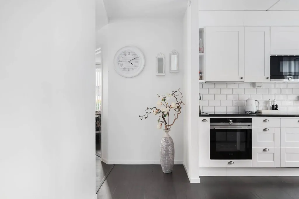 Köök - Modern Flat with Shared Rooftop in Jakobsberg