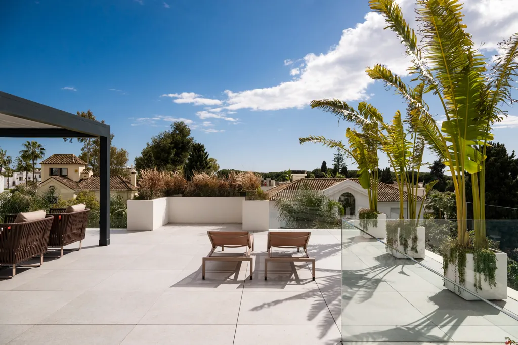 Terrasse - Luxury Villa with Pool near Marbella Beach