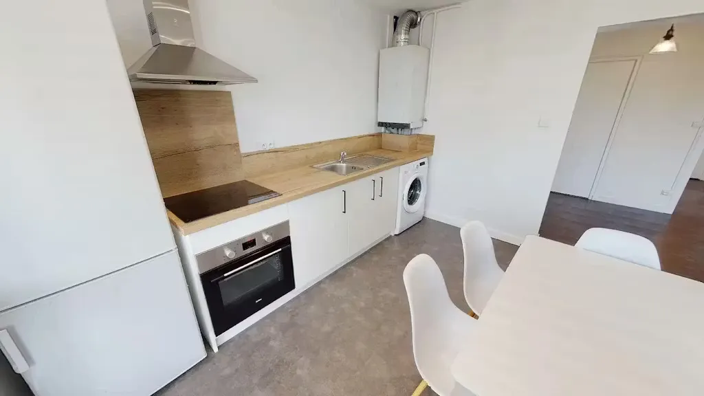 Köök - Furnished Studio Flat in Saint-Martin-d’Hères