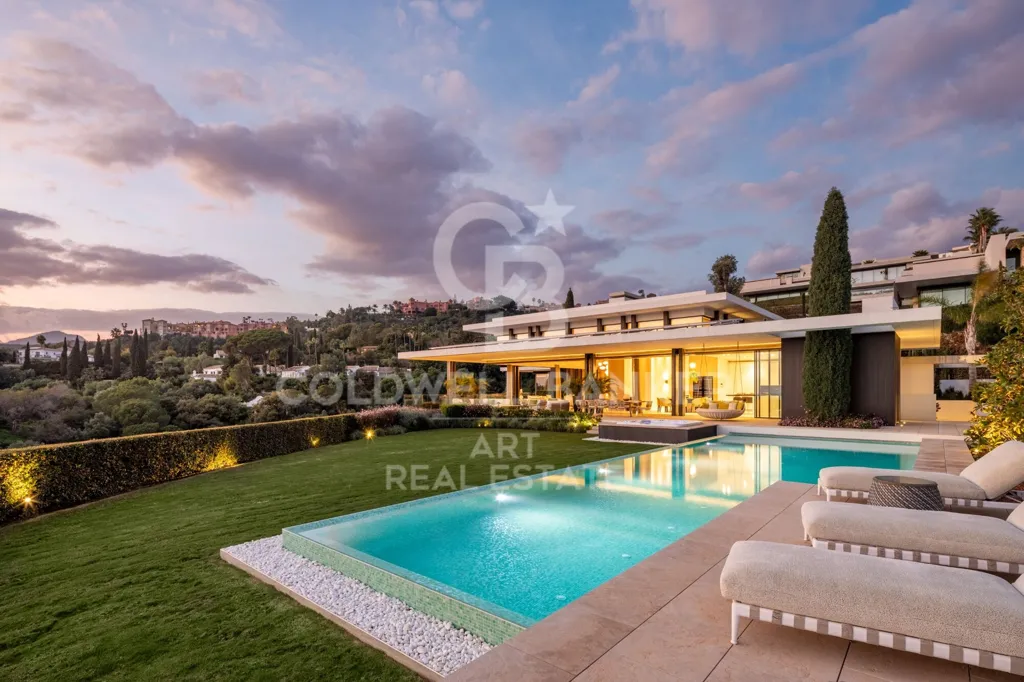 Piscine - Ultra-modern Villa with Panoramic Views in Benahavís