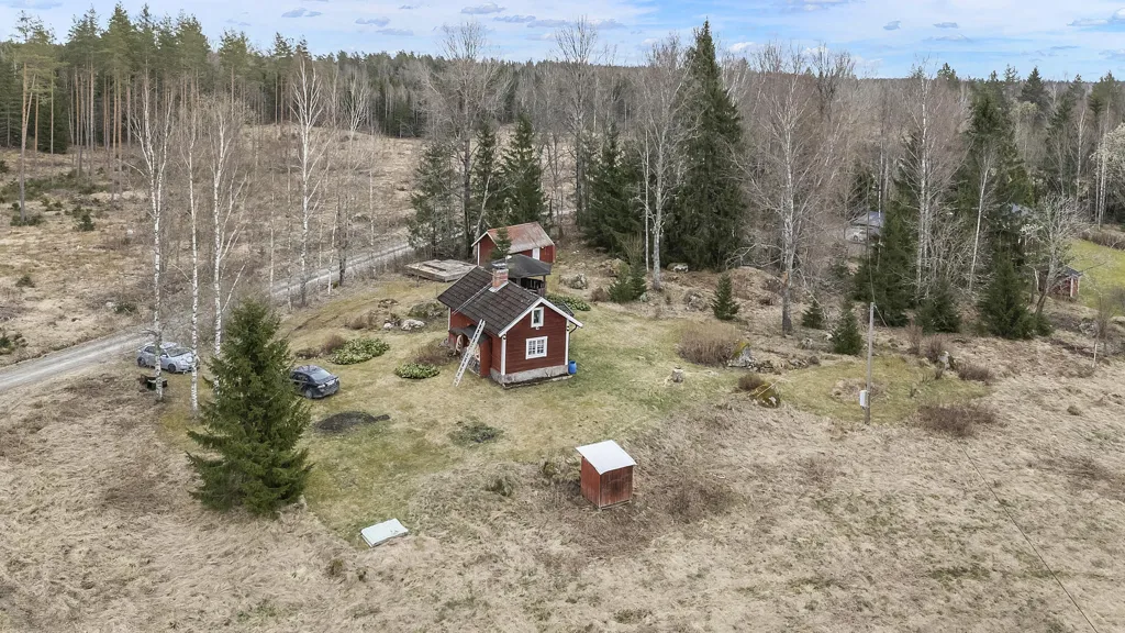 Vue aérienne - Classical Cottage with Garden in Norrslyta