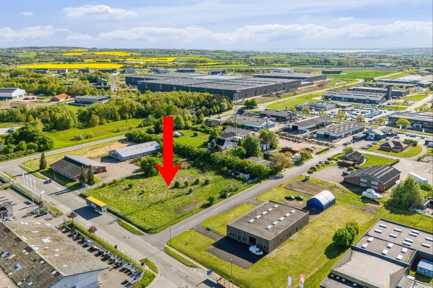 Vista aerea - Business Plot with Motorway Access in Middelfart