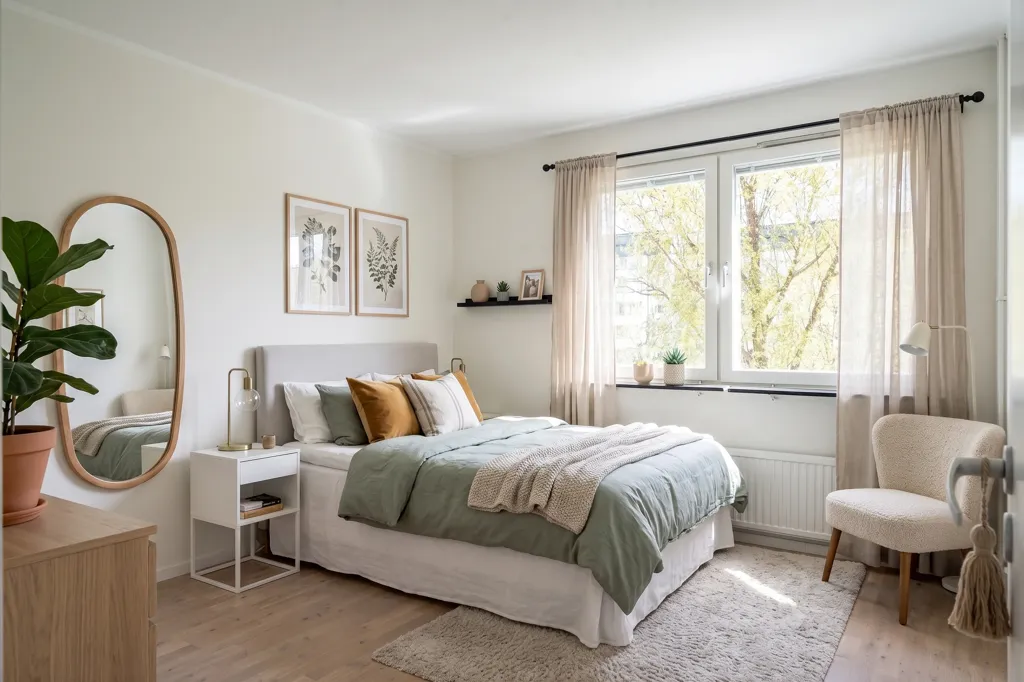 Camere da letto - Apartment with Balcony in Helenelund