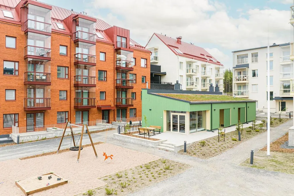 Aed - Modern Studio with Balcony in Lamminrakka