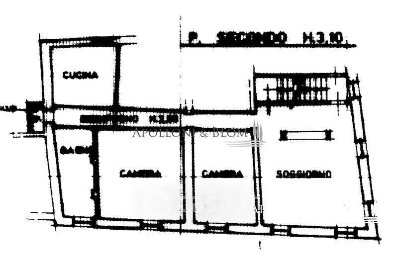 Plan - Panoramic Apartment in Historic Montepulciano