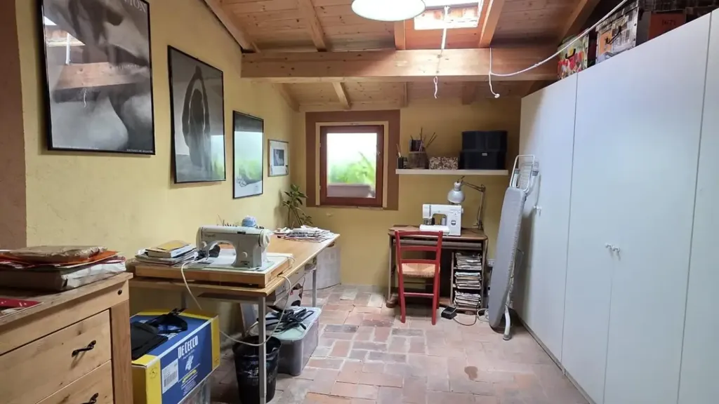 Pesuköök - Rustic Penthouse with Panoramic View in Crespina Lorenzana
